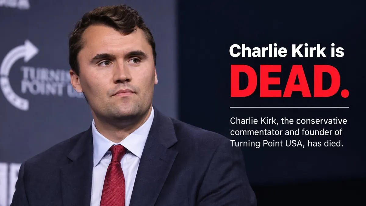 Luna Lisa still: Charlie Kirk poster with readable type, @chetaslua